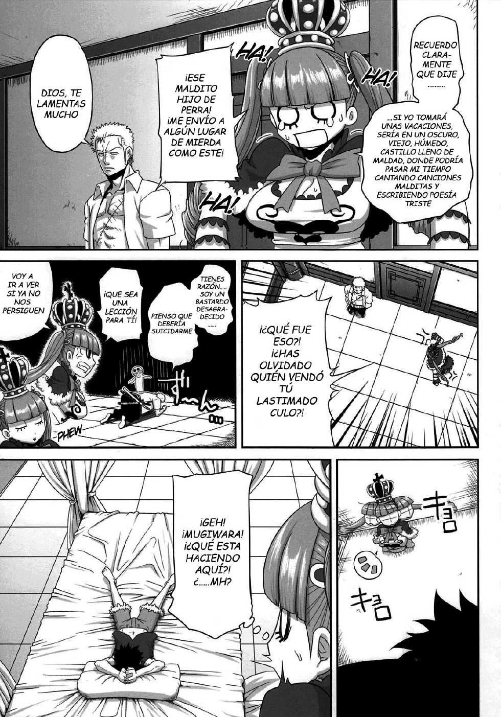 (C76) [Rojiura Jack (Jun)] THROUGH THE WALL | A Traves De La Pared (One Piece) [Spanish] [Independent Scanlation] - Page 3
