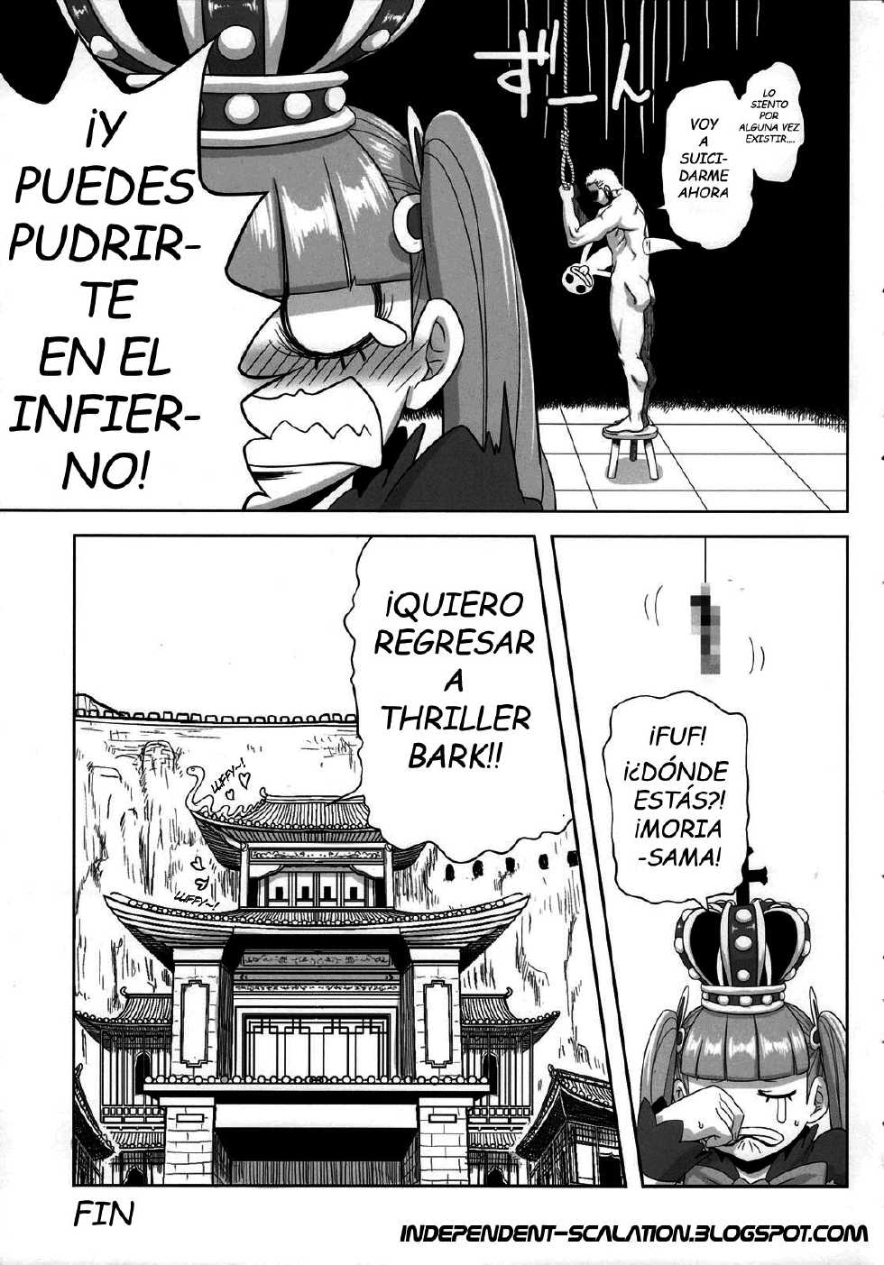 (C76) [Rojiura Jack (Jun)] THROUGH THE WALL | A Traves De La Pared (One Piece) [Spanish] [Independent Scanlation] - Page 23
