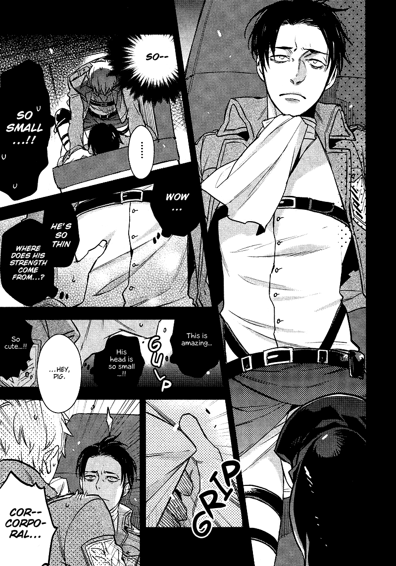 (SUPER22) [MICROMACRO (Yamada Sakurako)] Go Down On My Knees! (Shingeki no Kyojin) [English] [Yuuki Megane Scans] - Page 10