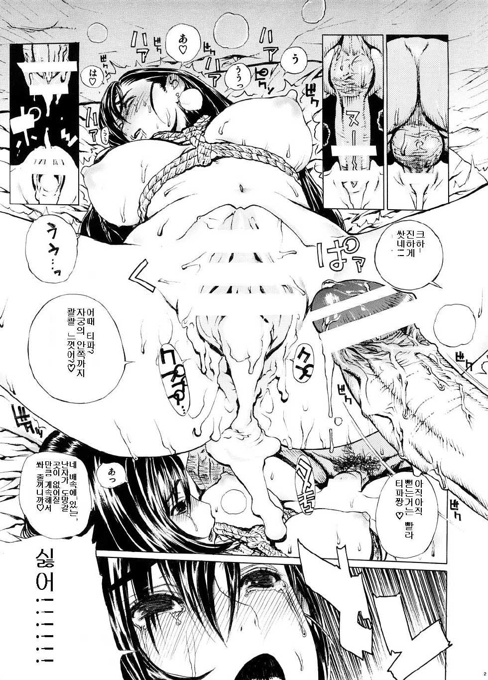 (C74) [Dorepooru (Leopard)] Leopard Hon 13 (Final Fantasy VII) [Korean] - Page 22