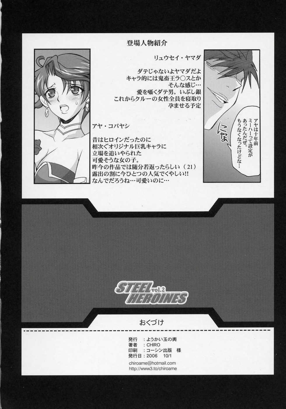 (SC33) [Youkai Tamanokoshi (Chiro)] Steel Heroine Vol. 2 (Super Robot Wars) - Page 25