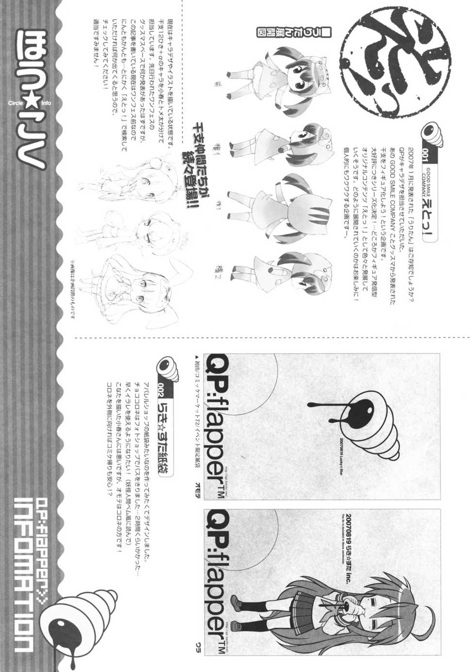 (C72) [QP:flapper (Sakura Koharu, Ohara Tometa)] QPchick 12 (Lucky Star) - Page 20