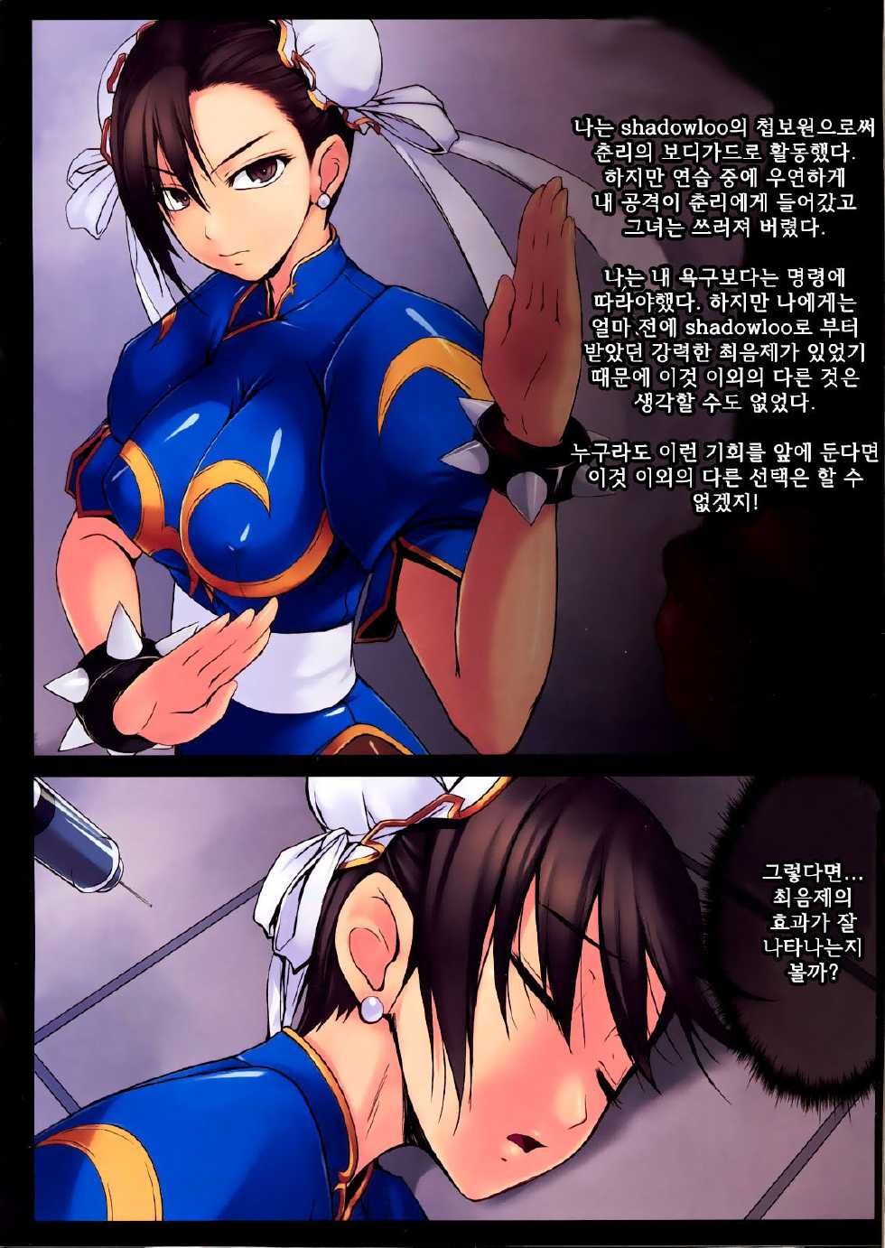 (SC47) [Tenburi (Amei Sumeru)] Nurebana -Haruchichi- | Wet Flower - Spring Breast (Street Fighter) [Korean] [TEAM Soranet] - Page 2