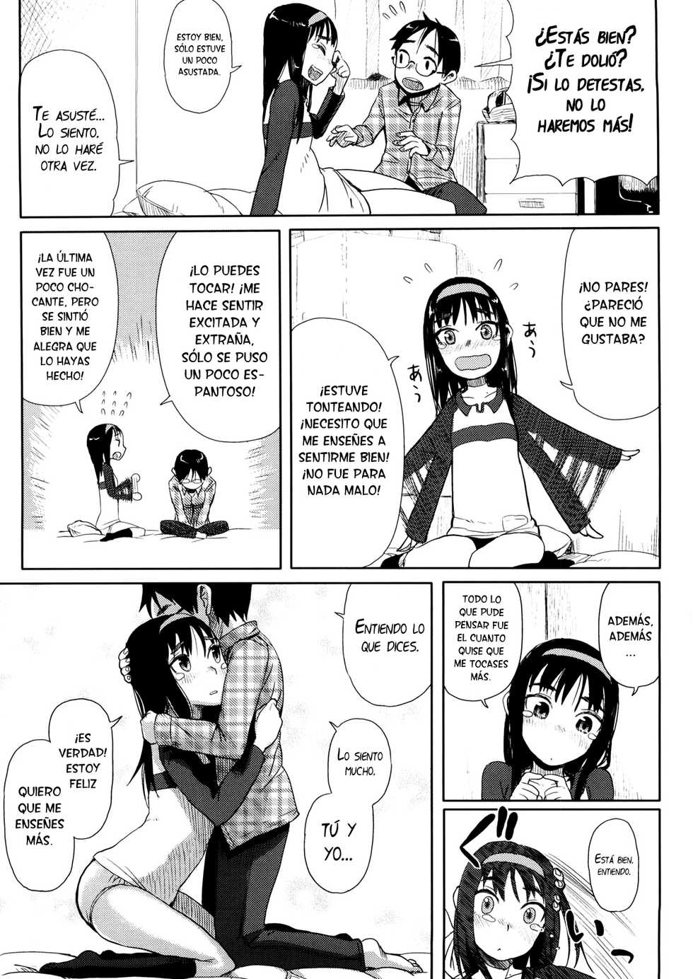 [Oomori Harusame] Hisoka ni Oshiete! | ¡Lecciones Secretas! (Kanako to Ojisan) [Spanish] [H-Elite no Fansub] - Page 9