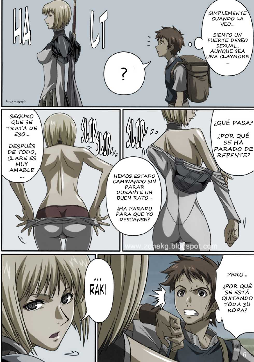 (C72) [Lost Rarities (Takapiko)] Industrial (Claymore) [Spanish] [ZonaKG] [Colorized] - Page 3