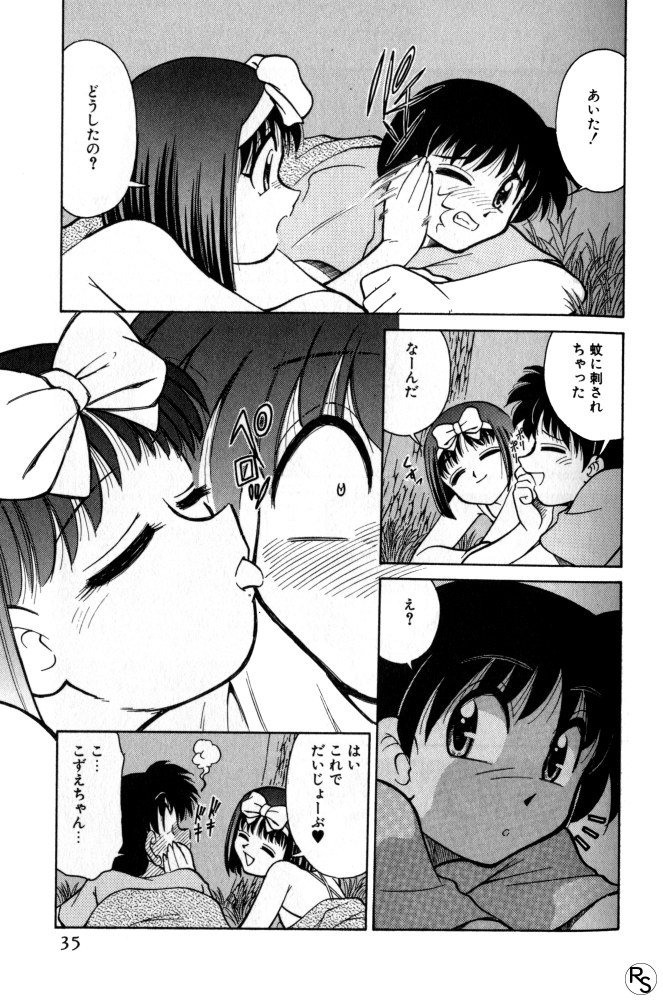 [Mizuki Hitoshi] Kyonyuu Kazoku 2 - Page 35