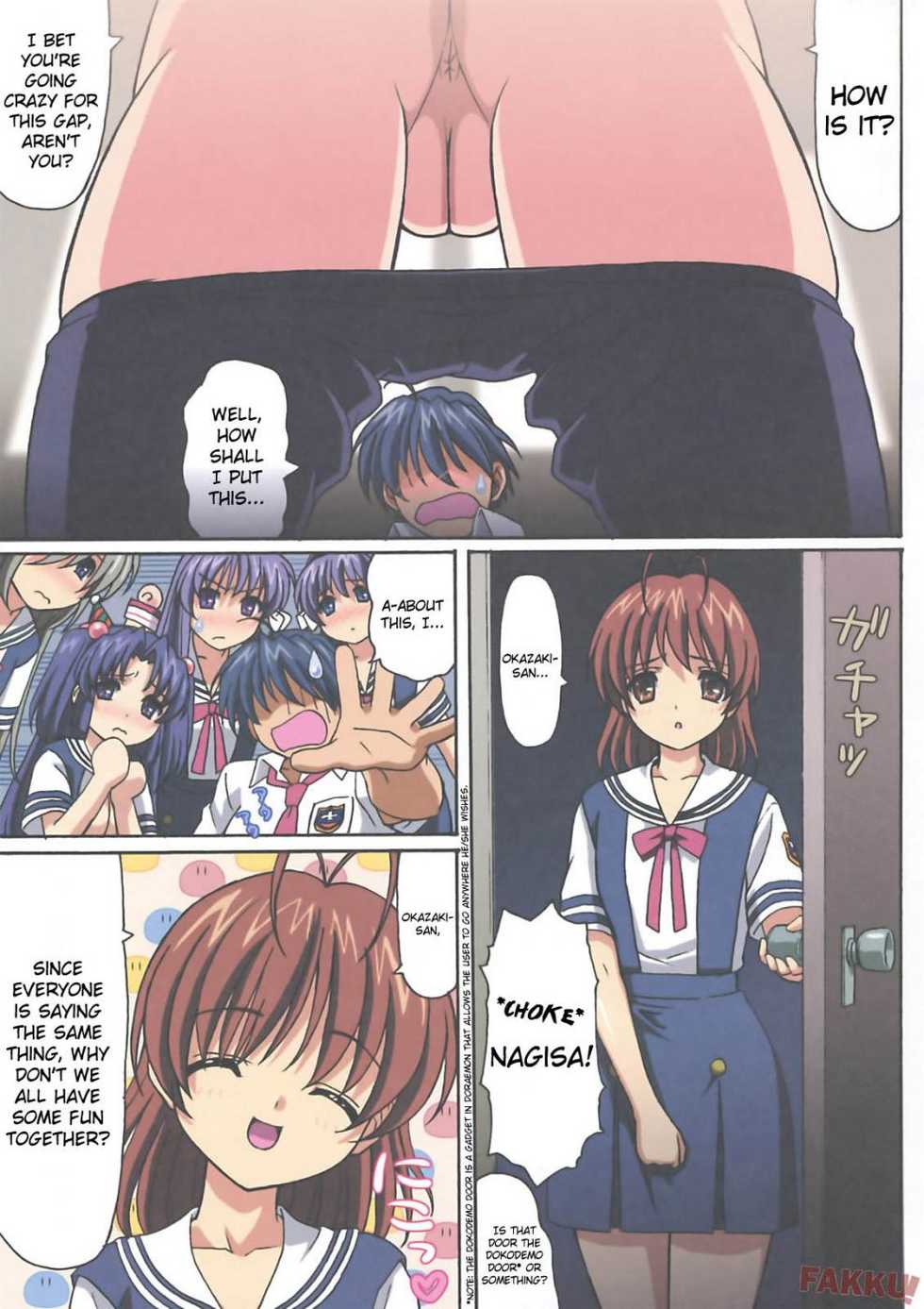 (C74) [Ohkura Bekkan (Ohkura Kazuya)] Minna de Nakayoku (CLANNAD) [English] [FAKKU] - Page 9
