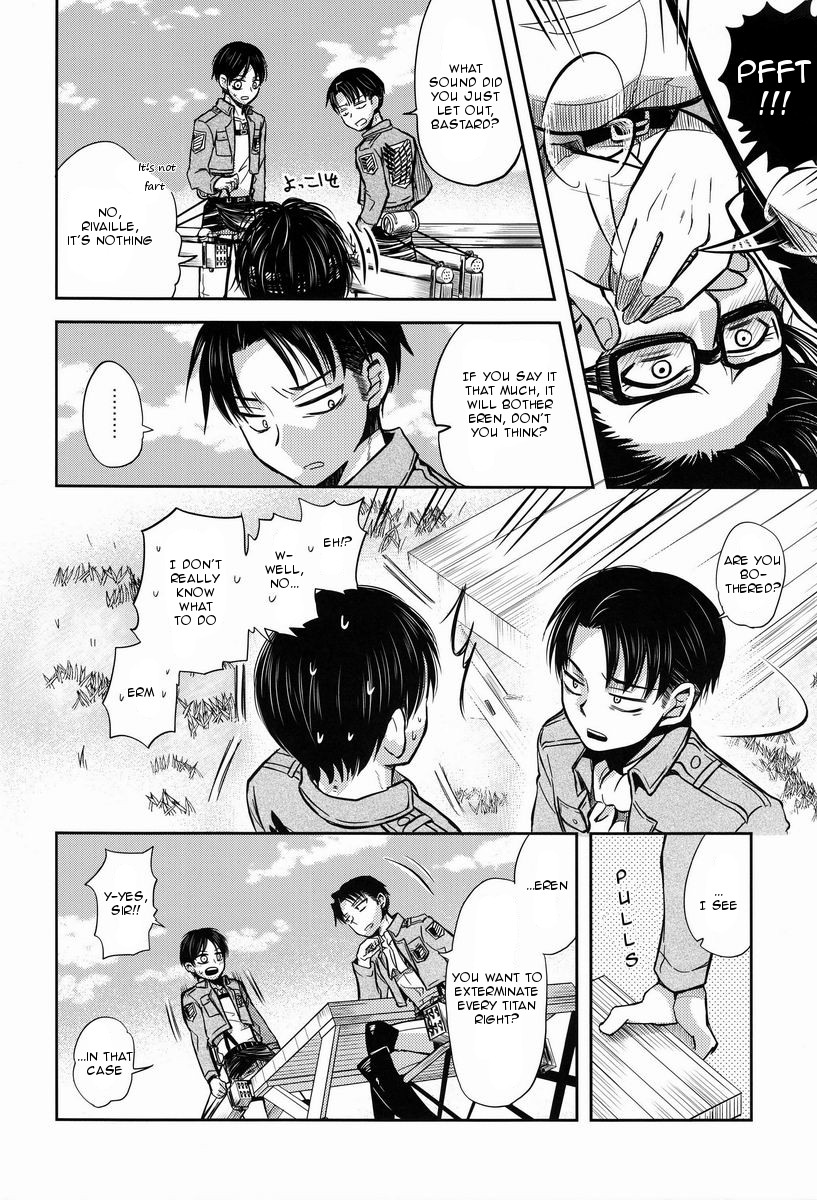 (FALL OF WALL2) [Sonic (PANA)] Chottomatte Heichou!! | Wait A Moment, Corporal! (Shingeki no Kyojin) [English] [OrangeRei] - Page 7