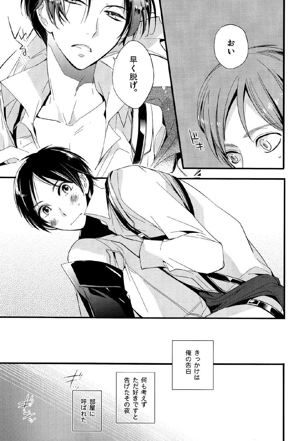 (FALL OF WALL2) [Arabic Yamato (Asaisai)] Ijimete Mitai. (Shingeki no Kyojin) - Page 8