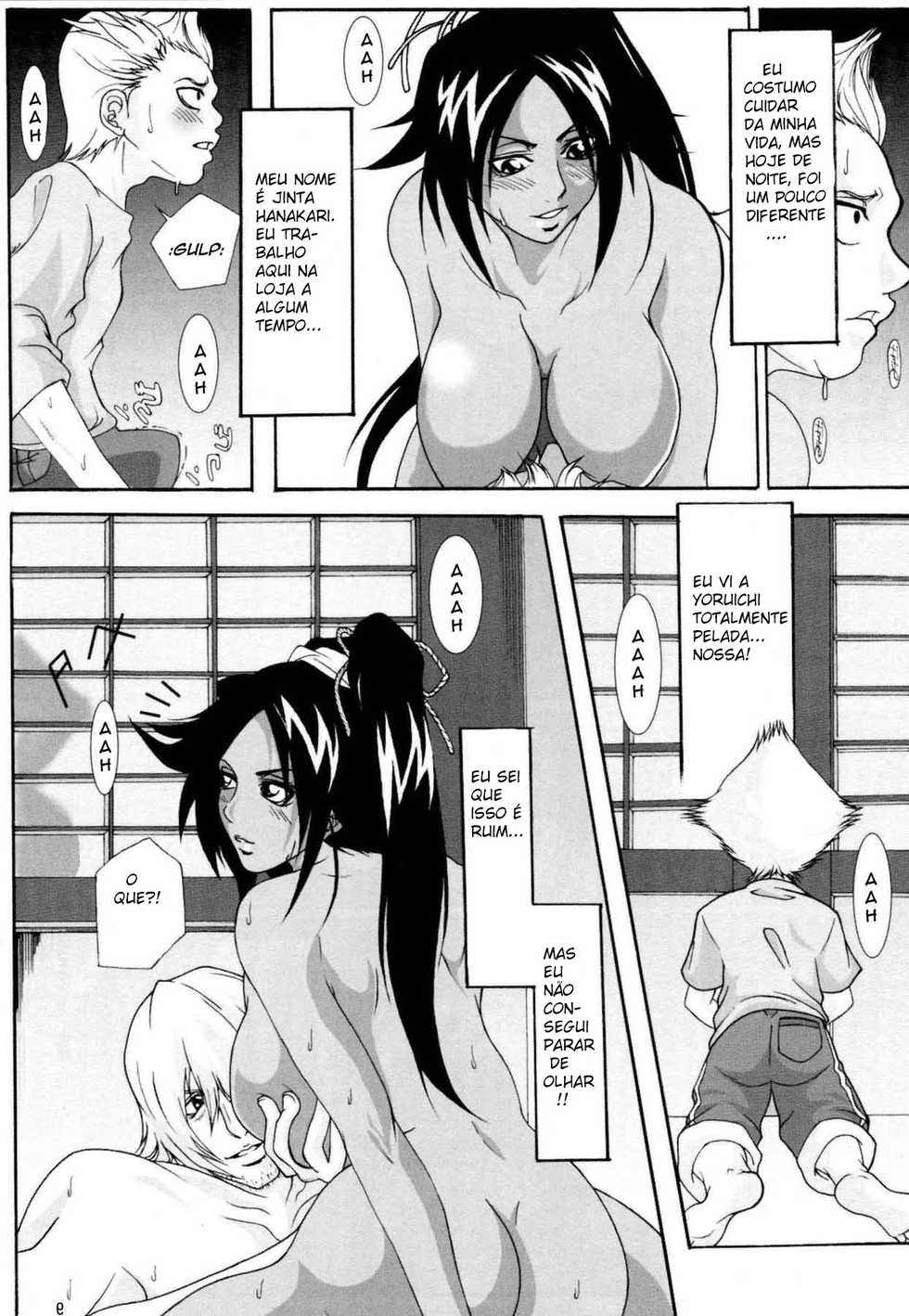 (C73) [Kairanban (Bibi)] Benten Kairaku 6 (Bleach) [Portuguese-BR] [hentaidarking.net] - Page 6