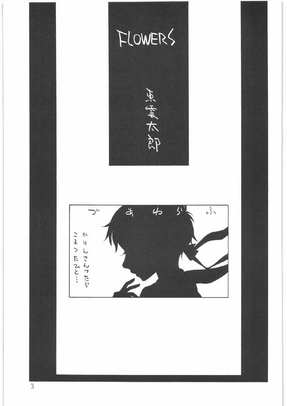 (C72) [Barbarossa (Shinonome Tarou)] Flowers (Street Fighter) - Page 2