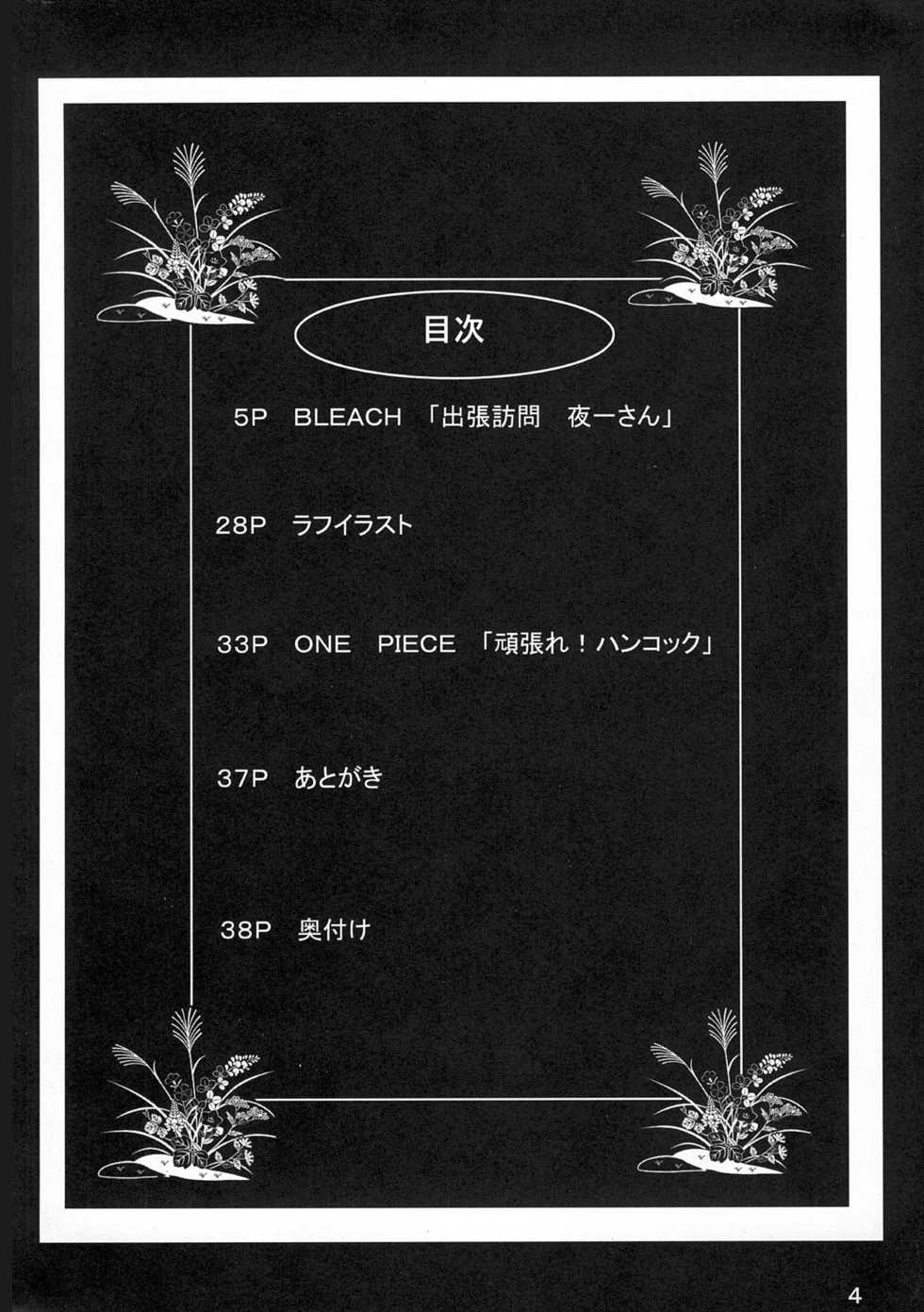 (C75) [Kairanban (Bibi)] Benten Kairaku 9 (Bleach, One Piece) [Portuguese-BR] [hentaidarking.net] - Page 3