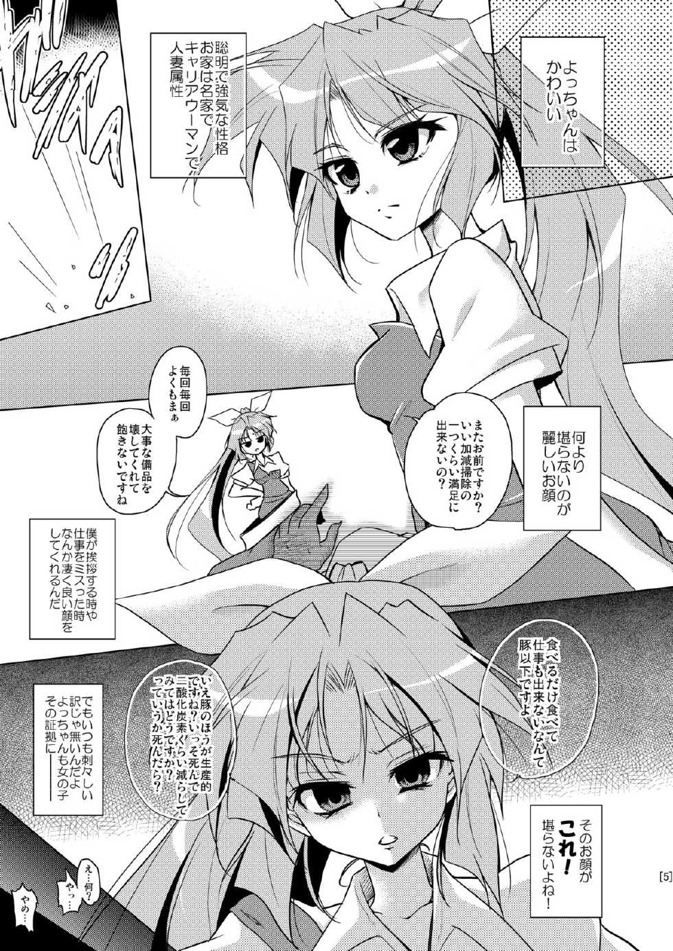 [Chihagura (Hachi)] Yocchan Kawaii (Touhou Project) [Digital] - Page 5