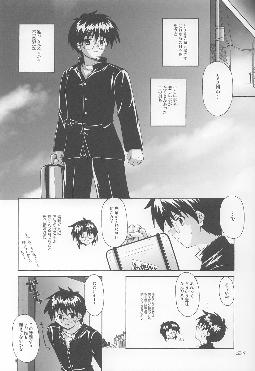 (C64) [SEITOKAISHITSU (Akimoto Dai)] Ama Ama. (Tsukihime) - Page 23