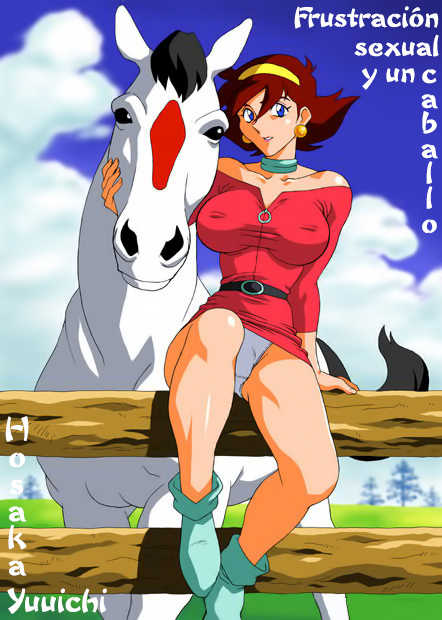 [Chichikemo (Hosaka Yuuichi)] Uma to Yokkyuu Fuman Tsuma | Frustración Sexual y un Cabalo (G Gundam) [Spanish] [Keta-I no Fansub] [Decensored] - Page 1