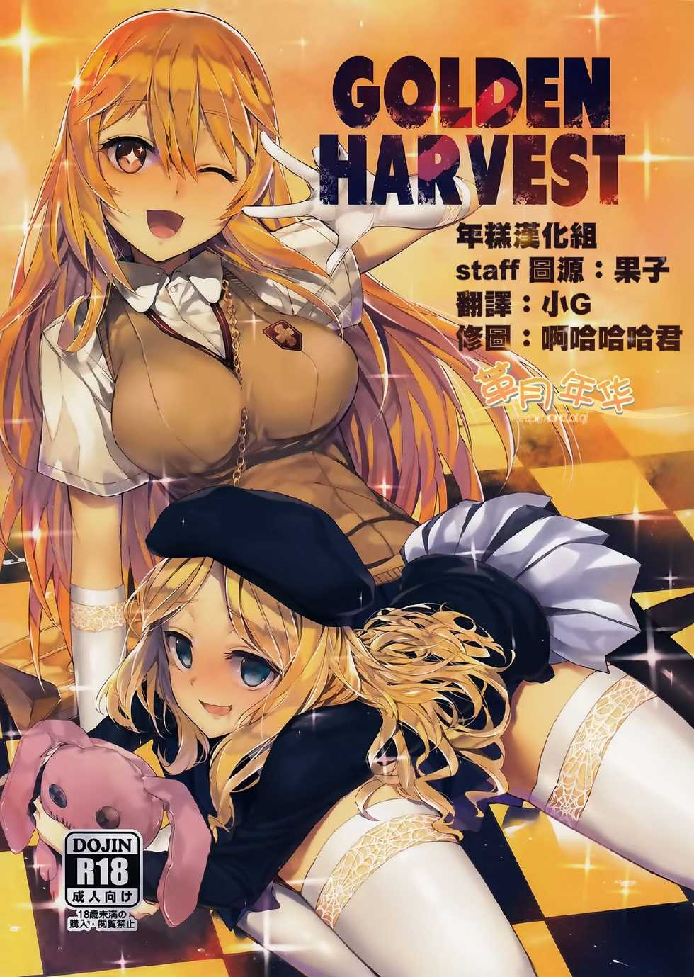 (C84) [Bonnou Stream (shri)] GOLDEN HARVEST (Toaru Kagaku no Railgun) [Chinese] [年糕汉化组] - Page 1