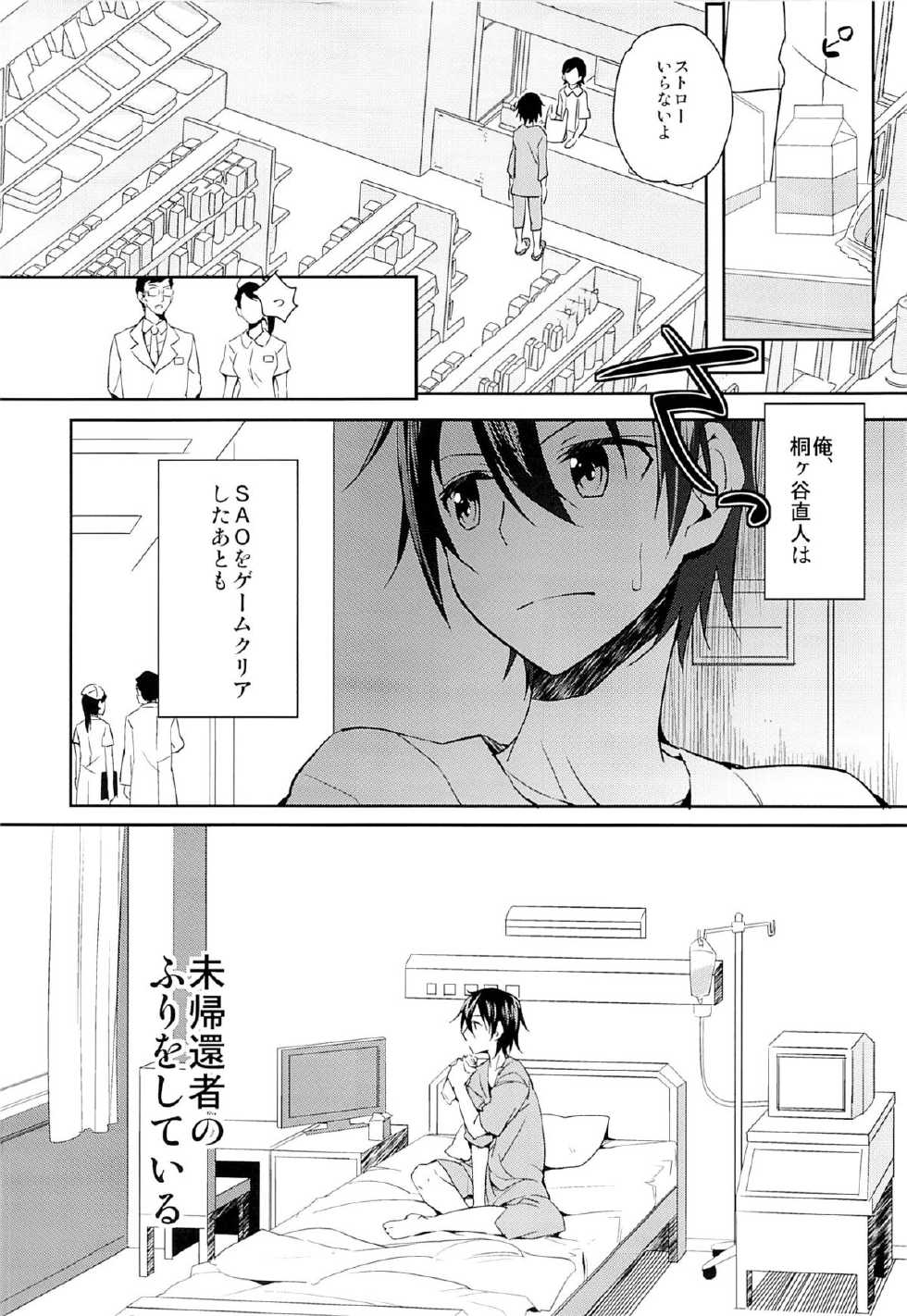 (C84) [Aienkien (Aito Matoko)] devoted sister (Sword Art Online) - Page 3