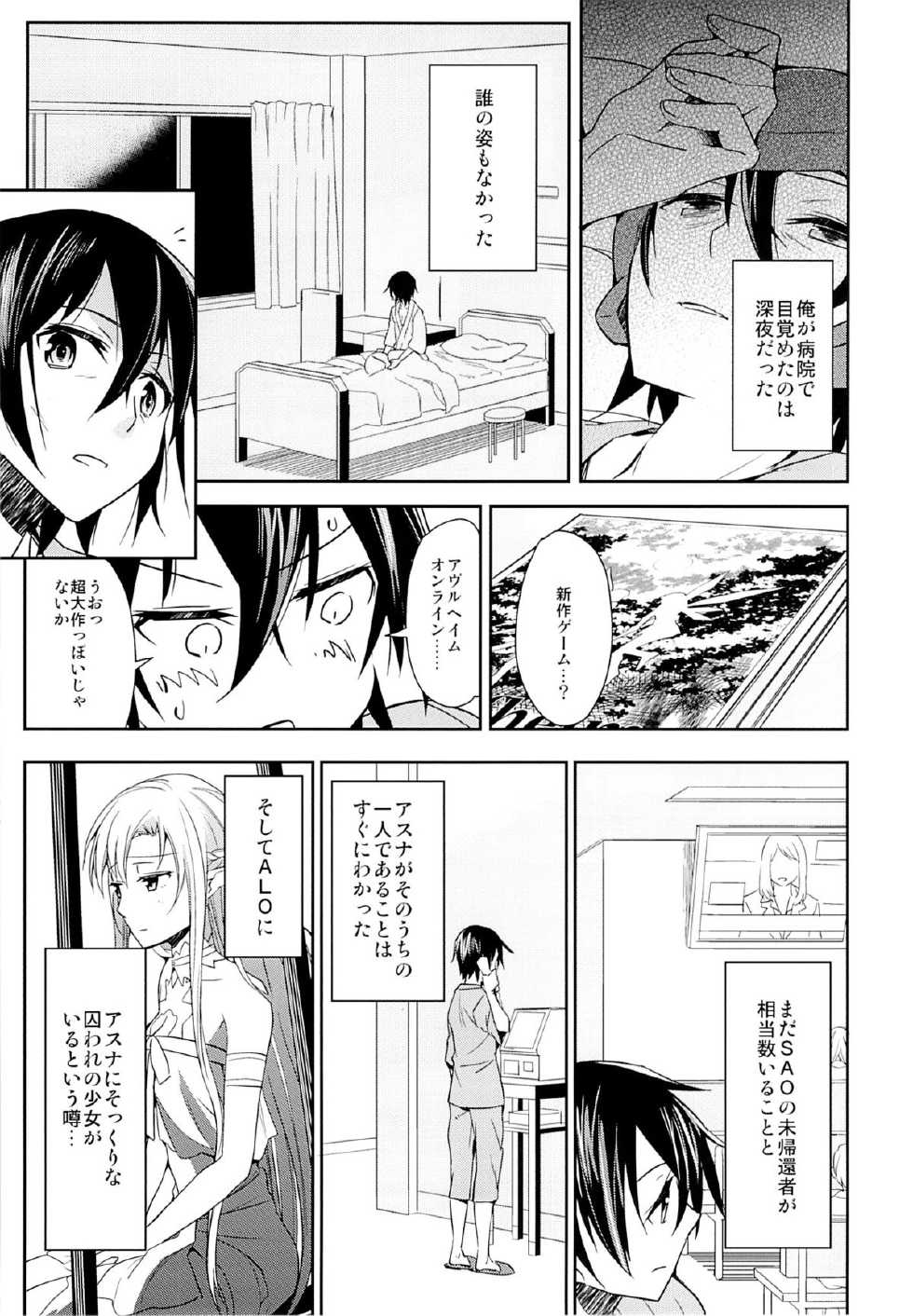 (C84) [Aienkien (Aito Matoko)] devoted sister (Sword Art Online) - Page 4