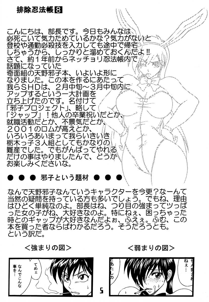 [SHD (Buchou Chinke)] Haijo Ninpouchou 8 (High School! Kimengumi) - Page 4