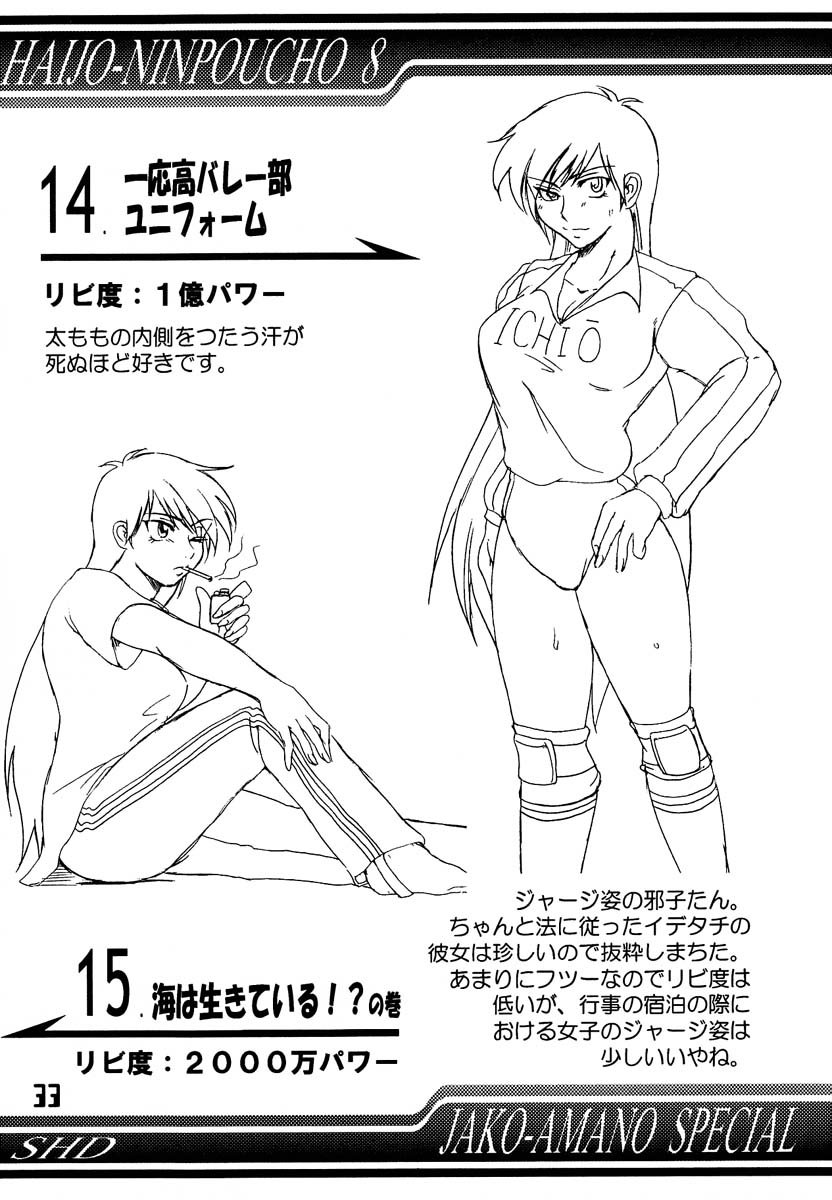 [SHD (Buchou Chinke)] Haijo Ninpouchou 8 (High School! Kimengumi) - Page 32