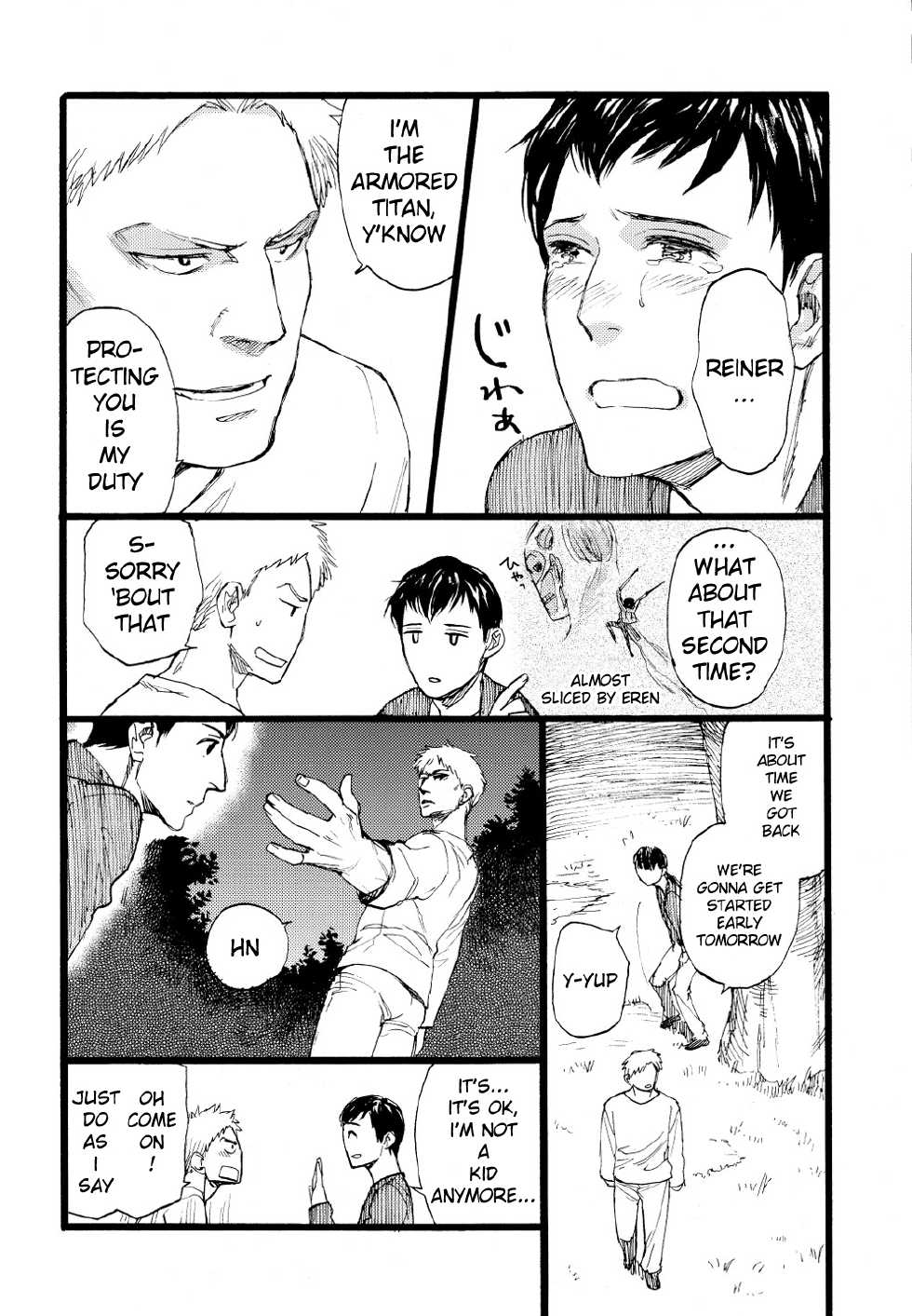 (FALL OF WALL2) [Little Ones (Asam)] Hegira (Shingeki no Kyojin) [English] [0sens] - Page 13