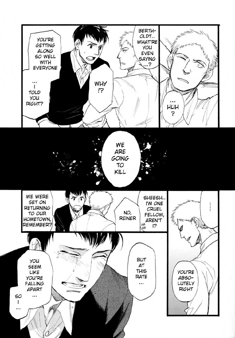 (FALL OF WALL2) [Little Ones (Asam)] Hegira (Shingeki no Kyojin) [English] [0sens] - Page 17