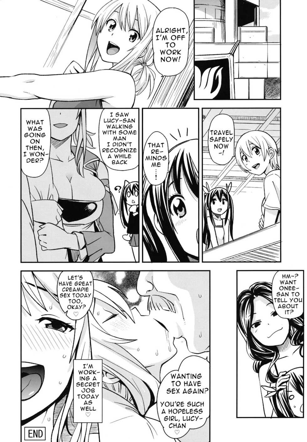 (C84) [Funi Funi Lab (Tamagoro)] Chichikko Bitch 5 (Fairy Tail) [English]  {doujin-moe} - Page 23