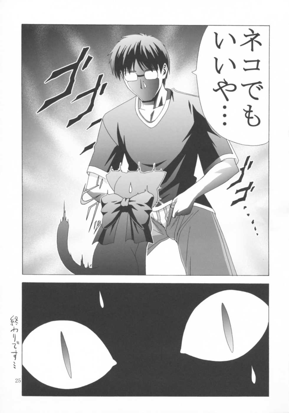 [Jishou Seijunha (Hiroyuki)] Dakara Ore wa Ren o Osou (Tsukihime) - Page 24