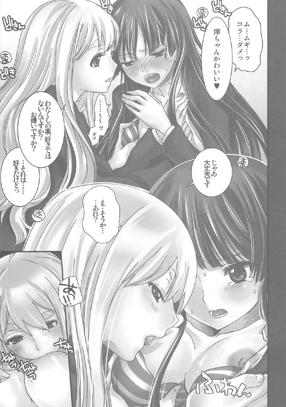 (COMIC1☆4) [Queen Of VANILLA (Tigusa Suzume)] LOVE K-ON! no Hon (K-ON!) - Page 8