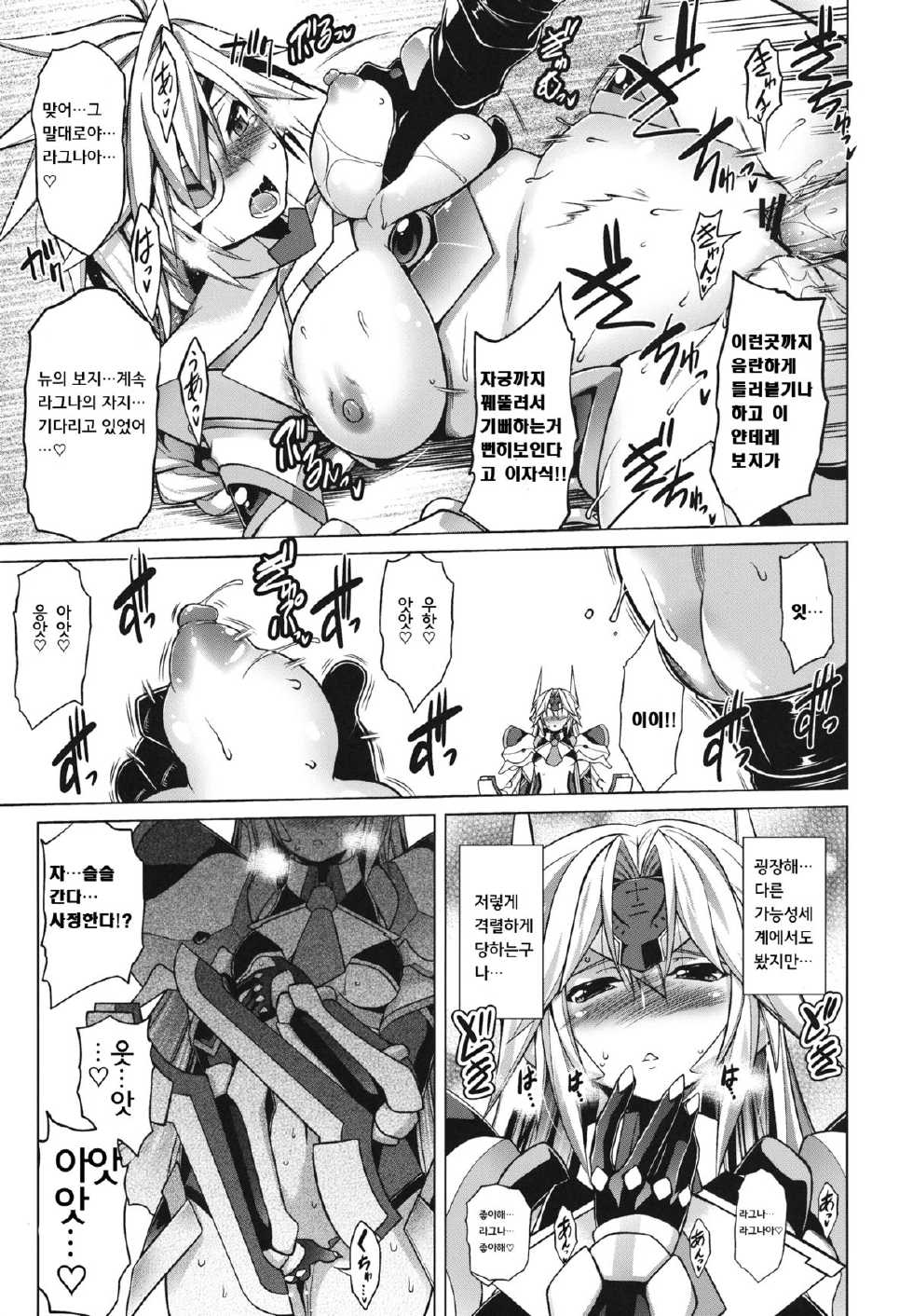 (C84) [STUDIO TIAMAT (TANABE)] BREAK BLUE DOUBLE ENGINE (BLAZBLUE) [Korean] - Page 17