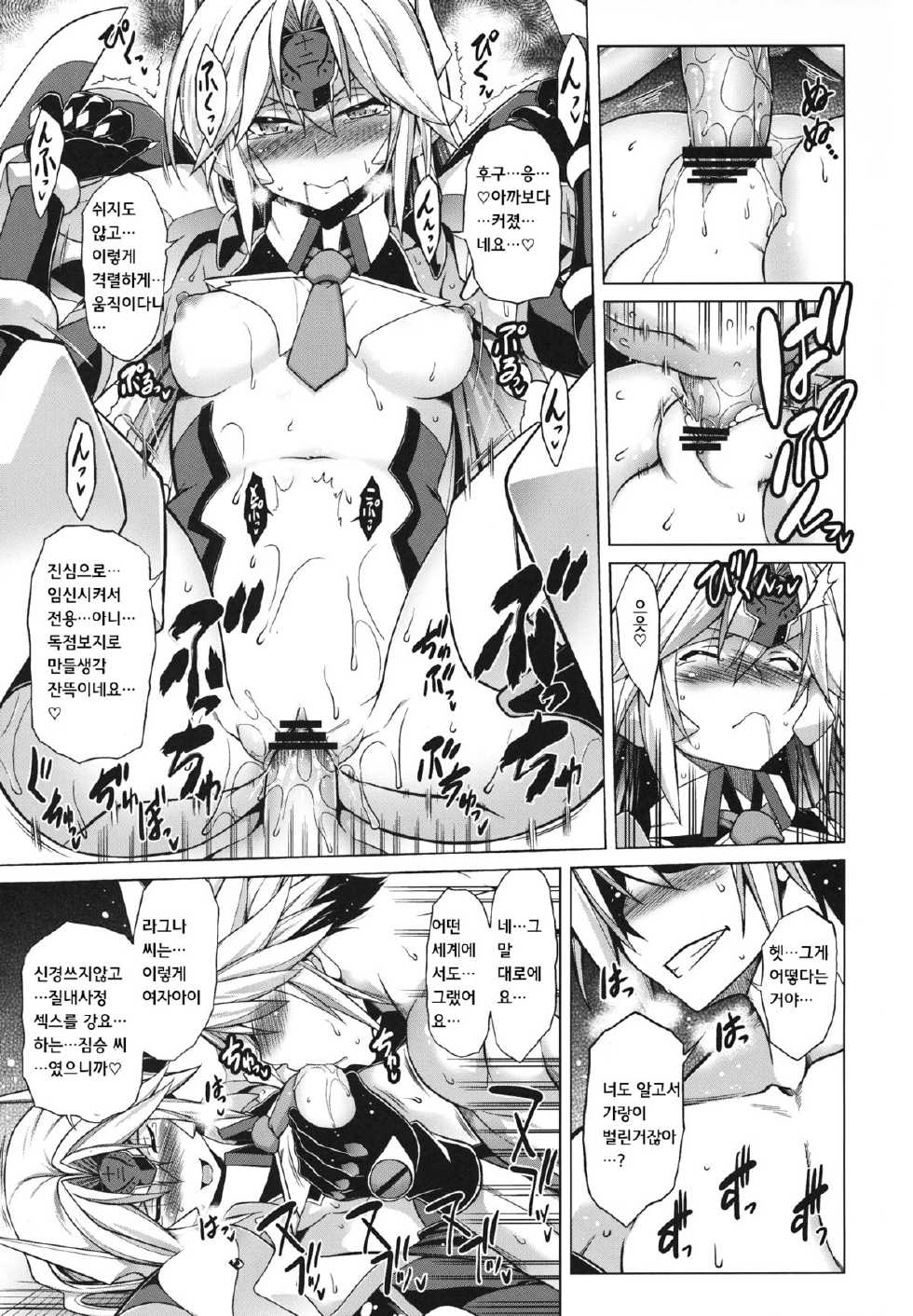 (C84) [STUDIO TIAMAT (TANABE)] BREAK BLUE DOUBLE ENGINE (BLAZBLUE) [Korean] - Page 31