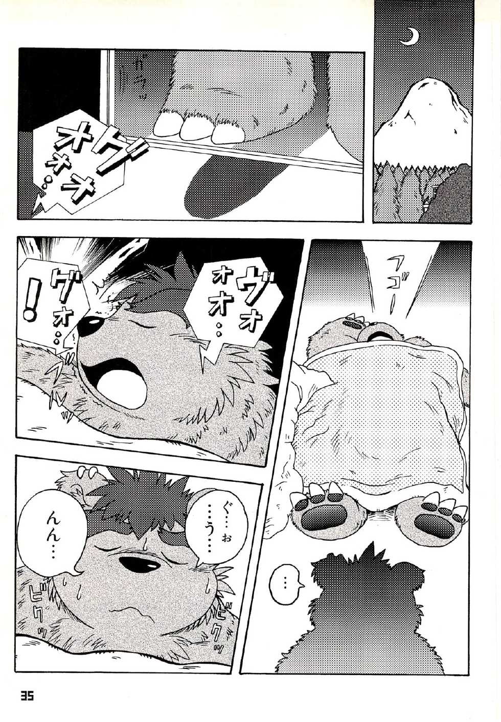 (C71) [Fuwamoko Honpo (Various)] Kuma Bon Ni -BURLY BEARS- - Page 34