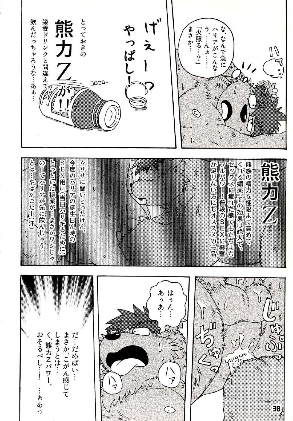 (C71) [Fuwamoko Honpo (Various)] Kuma Bon Ni -BURLY BEARS- - Page 37