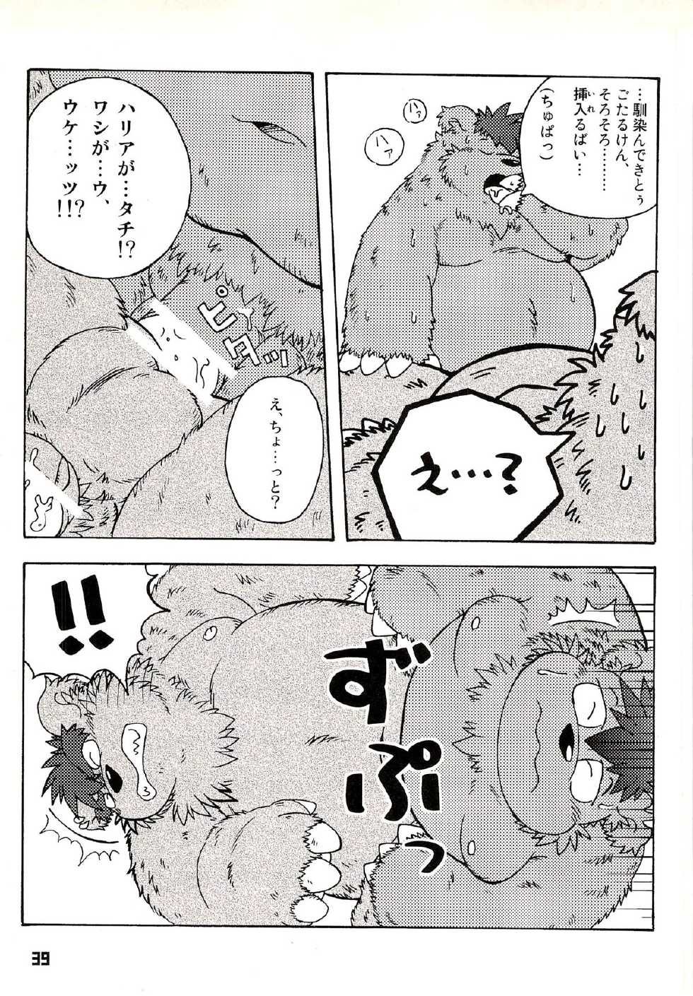 (C71) [Fuwamoko Honpo (Various)] Kuma Bon Ni -BURLY BEARS- - Page 38