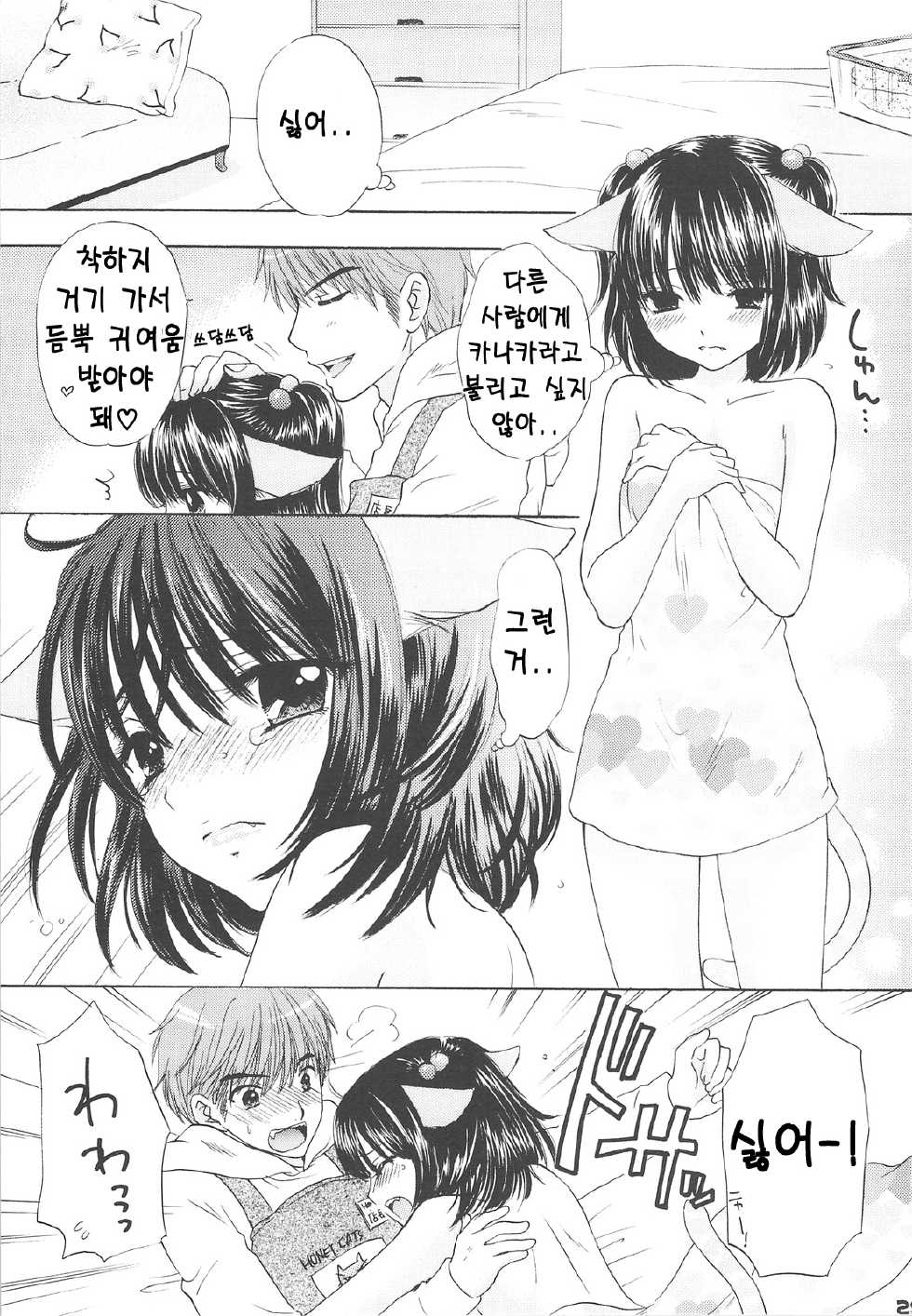 (C75) [BEAT-POP (Ozaki Mirai)] HONEY CATS [Korean] - Page 22