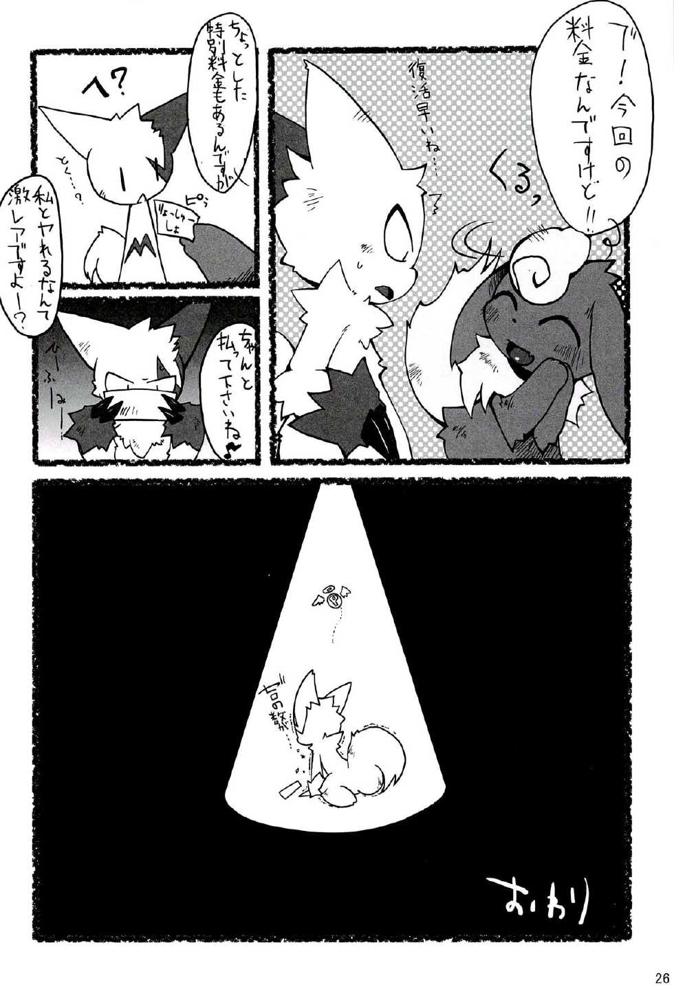 (Kansai! Kemoket) [Kemono no Koshikake (Various)] Love Ra Boo (Pokémon) - Page 24