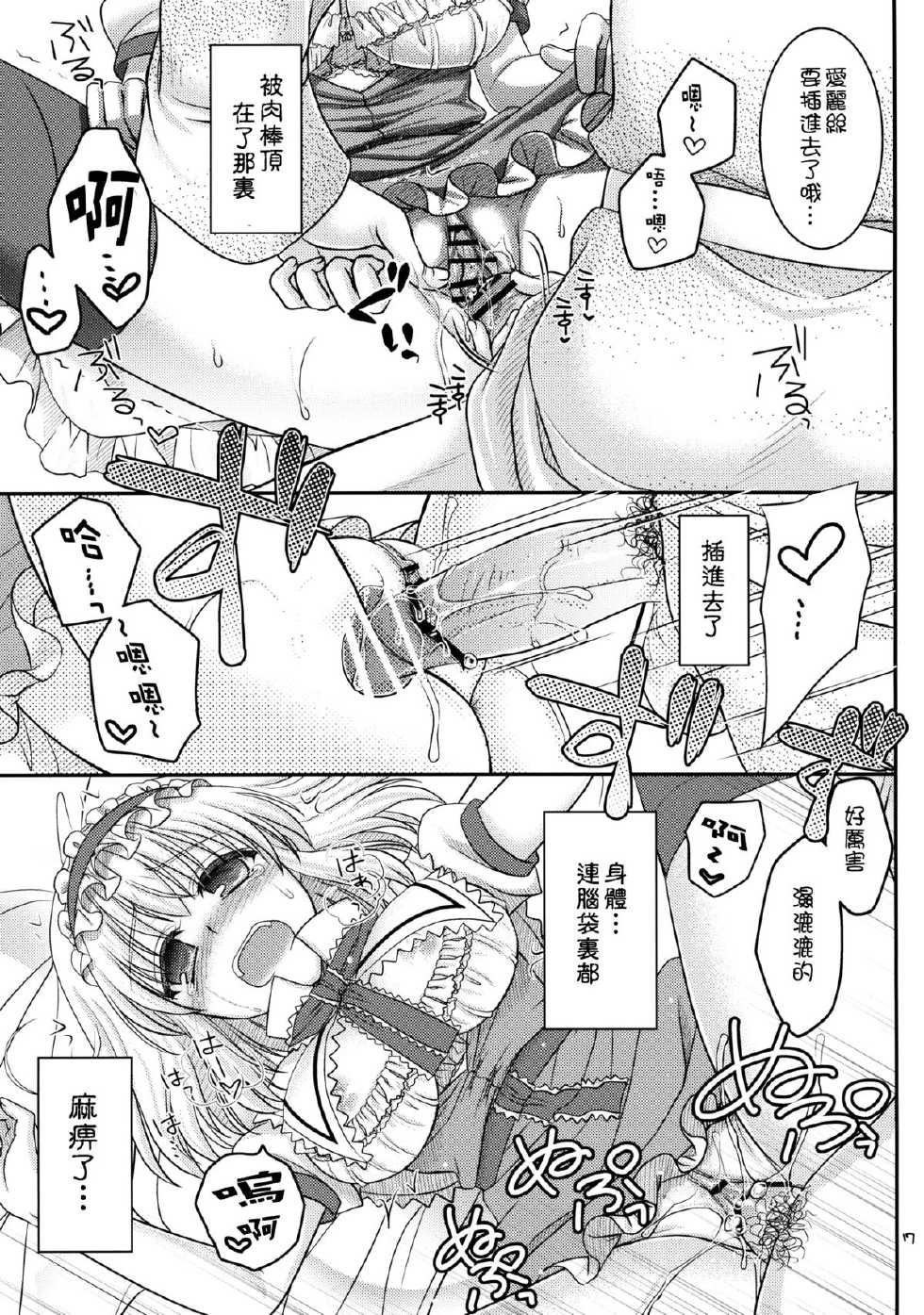 (Reitaisai 10) [IIWAKE-GAISYA (Shigemiya Kyouhei)] Nanairo to Koibito Play 3 (Touhou Project) [Chinese] [年糕汉化组] - Page 17