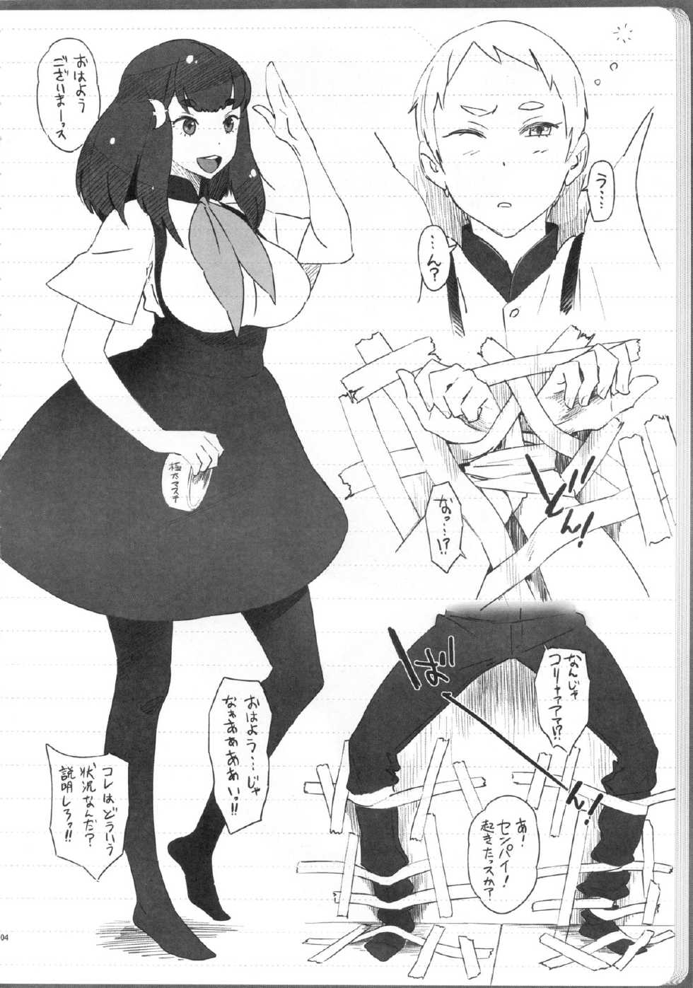 (C84) [Abradeli Kami (bobobo)] Ssu!! (Gatchaman Crowds) - Page 3