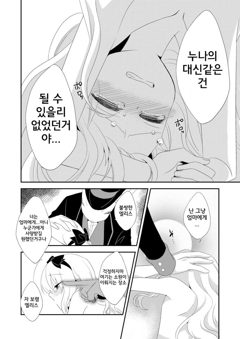 [Meisou Junkie (Neko Maru Rentarou)] ××× no kuni no Alice | xxx 나라의 엘리스 (Alice in Wonderland) [Korean] [시즈2] [Digital] - Page 23