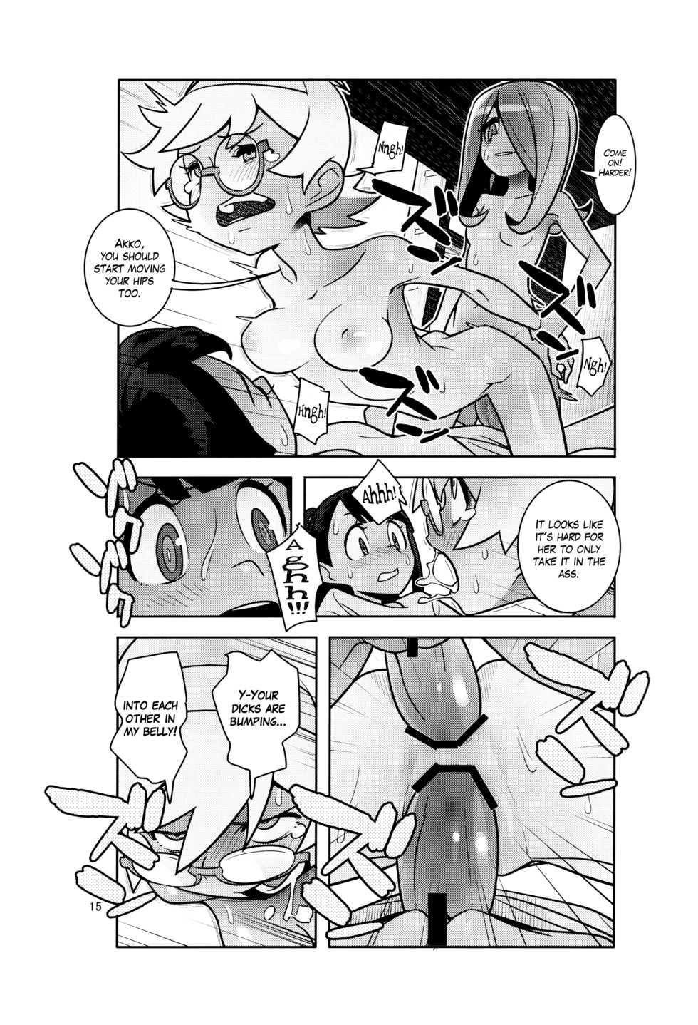(C84) [Hamanasu Chaya (Hamanasu)] B=Witch! (Little Witch Academia) [English] [KirbyDances + deadFreak] - Page 14