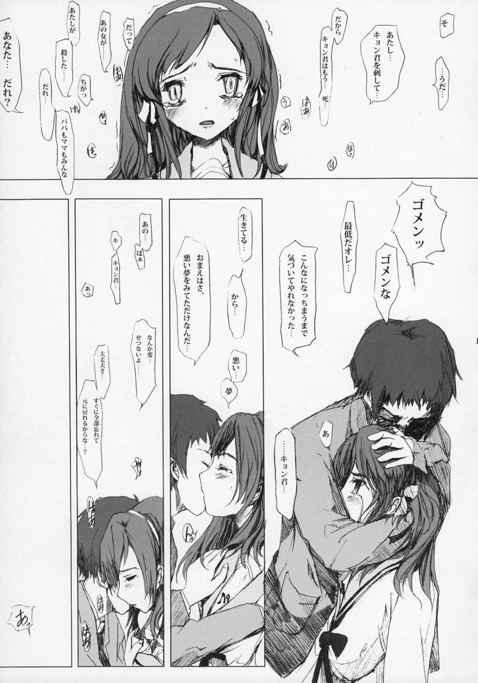 (C71) [KITCHEN GIRL] World's End Innocence (Suzumiya Haruhi no Yuuutsu) - Page 12