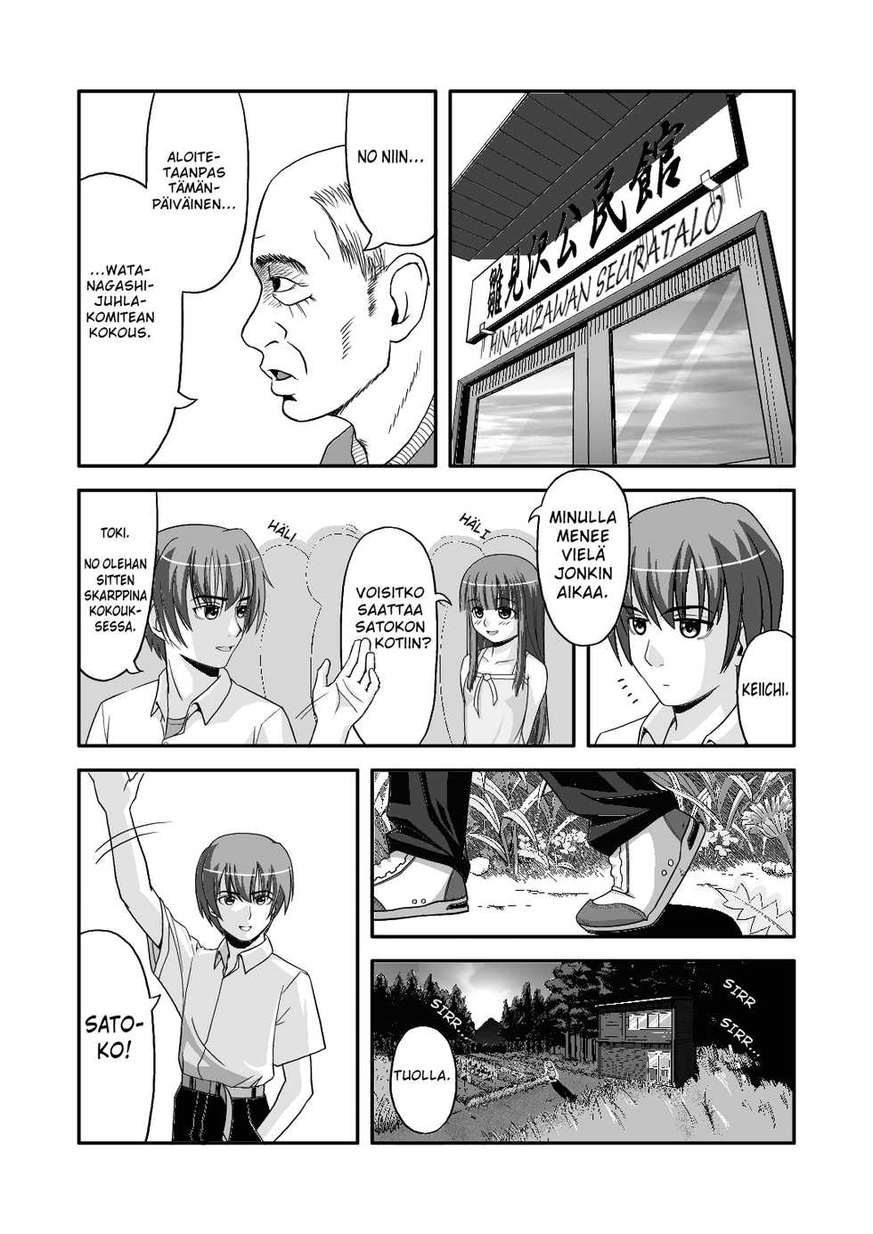 [Santohei Division (Satou Santouhei)] Satoko Zuke | Satoko-mauste (Higurashi no naku koro ni) [Finnish] [Digital] - Page 4