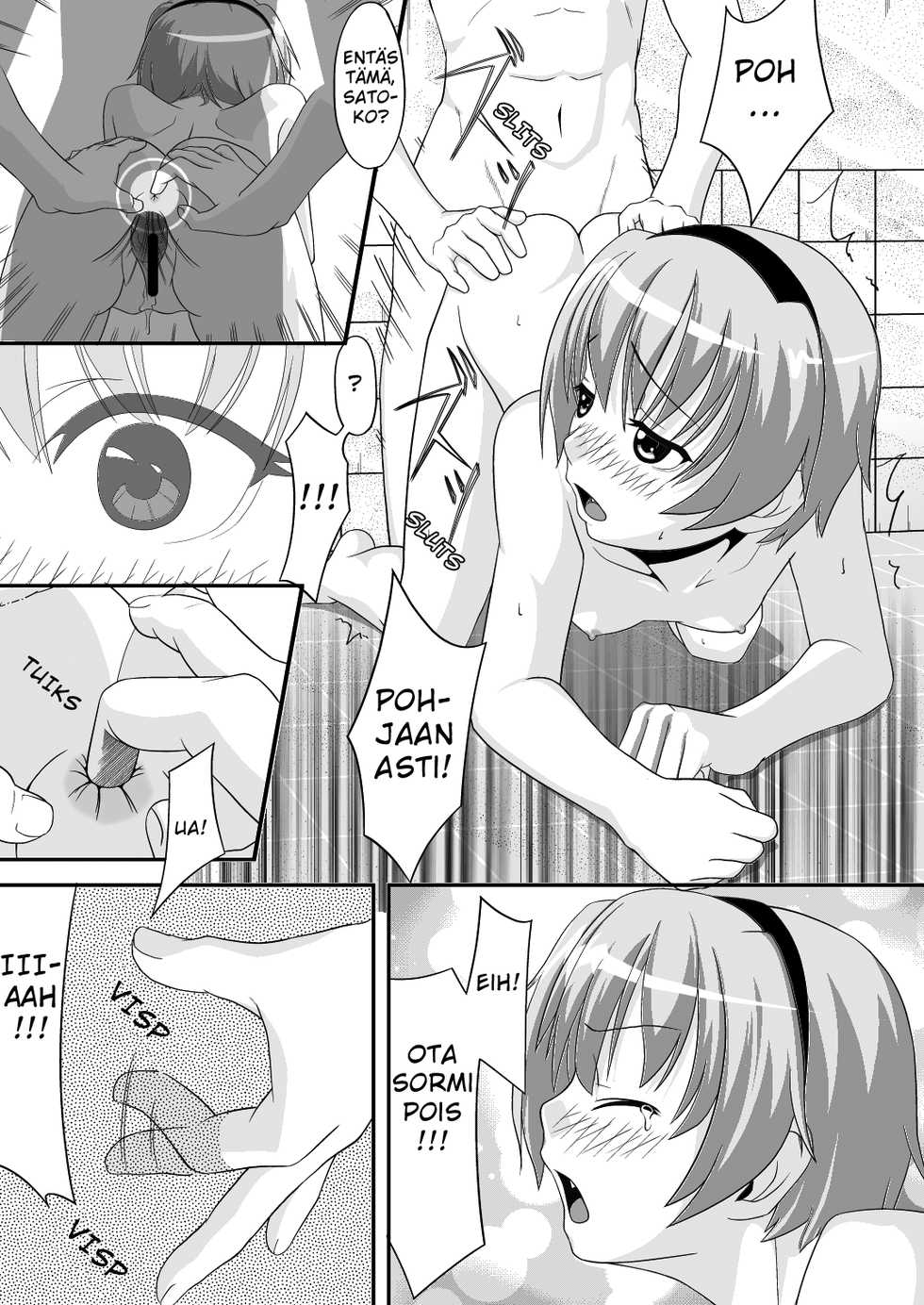 [Santohei Division (Satou Santouhei)] Satoko Zuke | Satoko-mauste (Higurashi no naku koro ni) [Finnish] [Digital] - Page 16