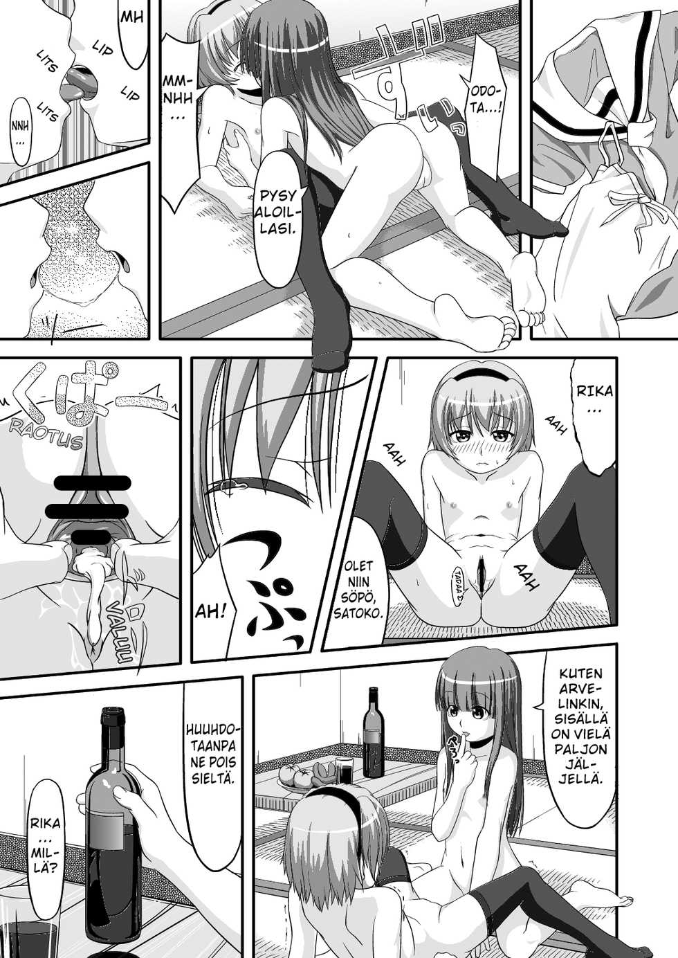 [Santohei Division (Satou Santouhei)] Satoko Zuke | Satoko-mauste (Higurashi no naku koro ni) [Finnish] [Digital] - Page 24