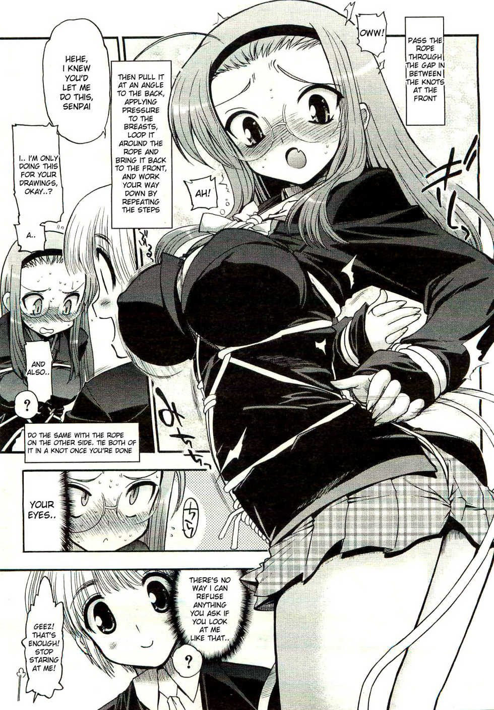 [Matsumoto Drill Kenkyuujo] Manken no Fujiki-san | Manga Study's Fujiki-san (COMIC Megastore 2007-04) [English] [desudesu] - Page 7