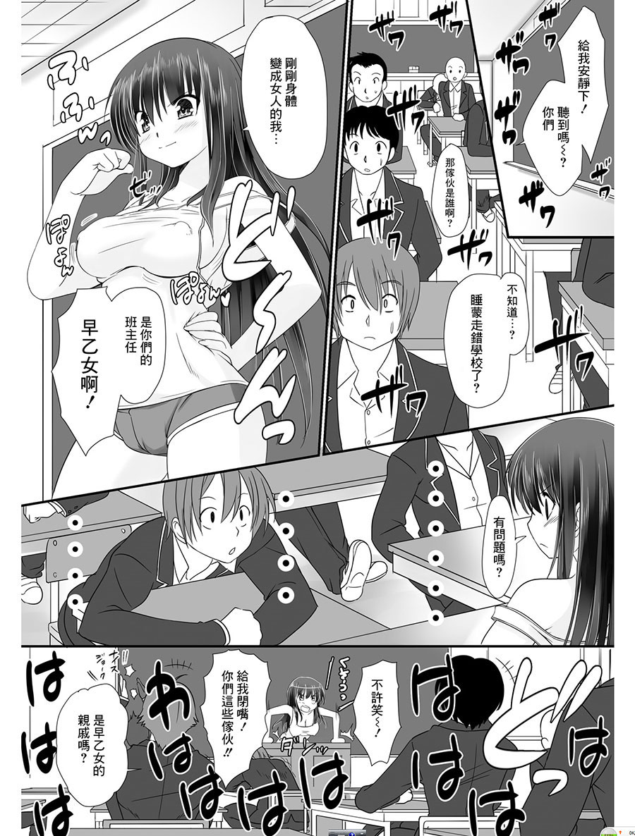 [Takase Muh] Tennyuu Sensei ~Danshikou no Kiraware Kyoushi ga Nyotaika Shitara~ 1 [Chinese] [祐希堂] - Page 6