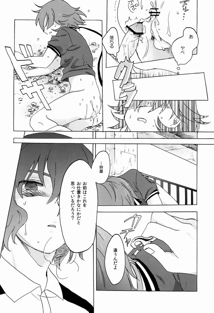 (SUPER22) [Plantain, Syugakusyo (Nichii, Azumaya)] Kariya Kankin Shiiku Nikki (Inazuma Eleven GO) - Page 35