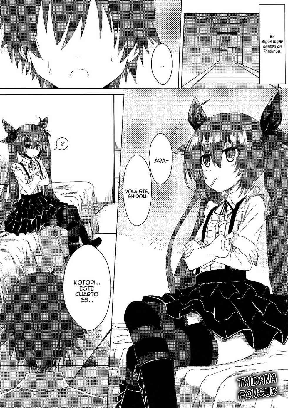 (FF22) [Denmoe (Oninarasu)] AiAi Daisakusen 2 (Date A Live) [Spanish] (Taidana F@nsub) - Page 4