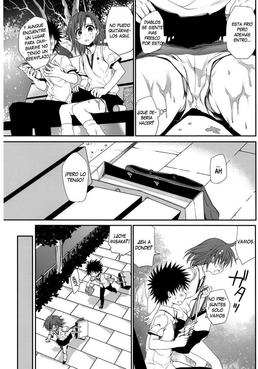 (C77) [Takumi na Muchi (Horyuu Tobiyuki)] Choudenji Hou no Sasoikata (Toaru Majutsu no Index) [Spanish] - Page 19