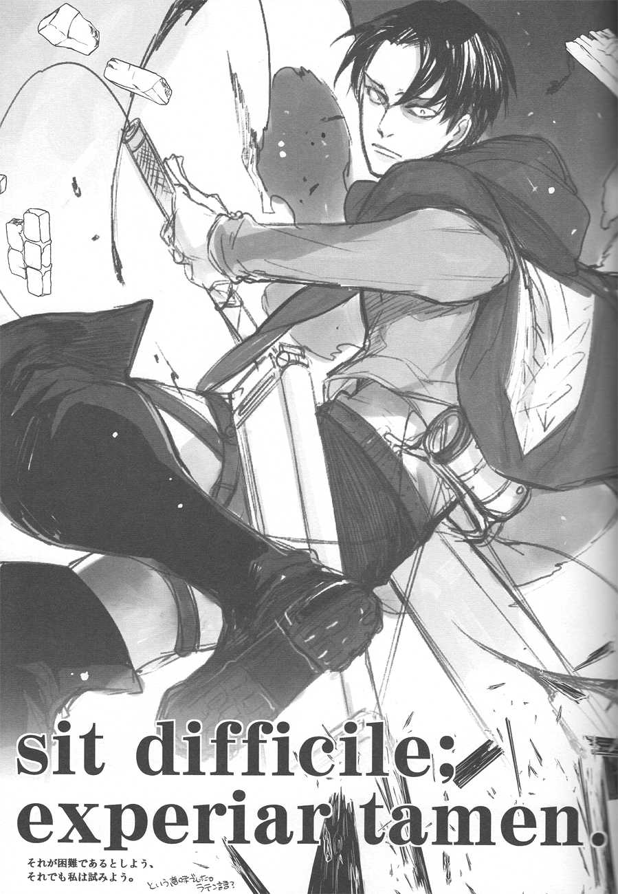 (C84) [MICROMACRO, gunblue (Yamada Sakurako, Kazu)] sit difficile; experiar tamen. (Shingeki no Kyojin) - Page 39